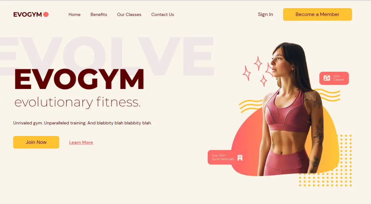 Gym Website